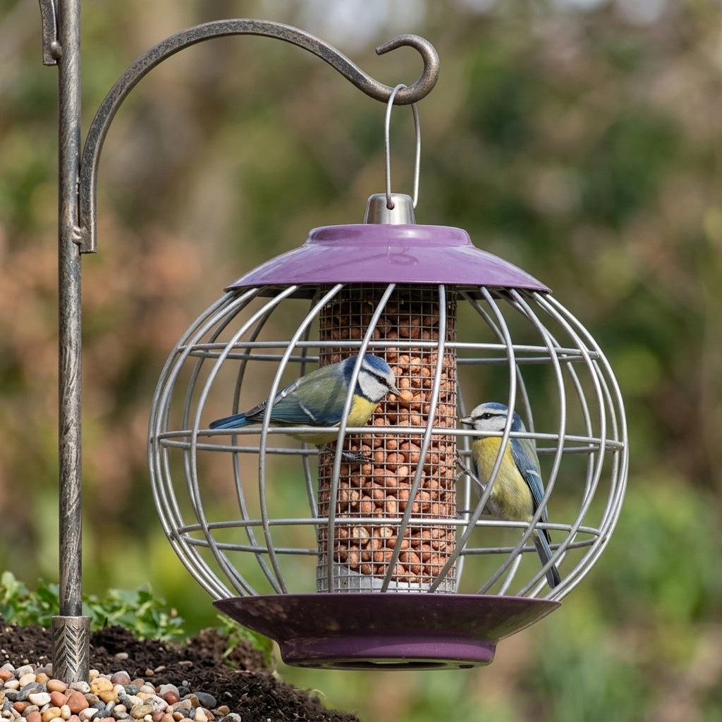 Round Nut Bird Feeder - Lockable Lid, photo 2