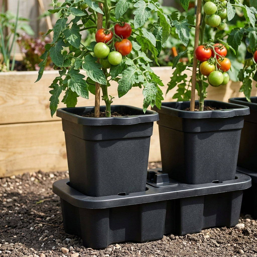 Self Watering Planter 4 Pots 14 Days Capacity (view 2)