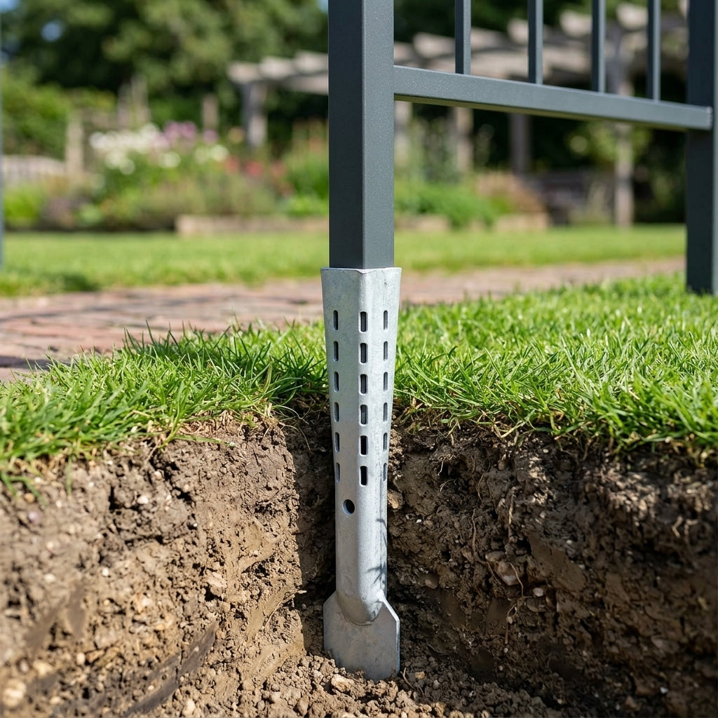 Ground Socket Set for Steel Arches - 4 Pieces